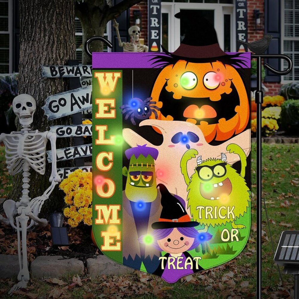 Halloween Garden Flag